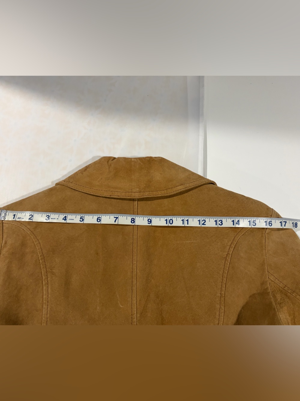 Columbia Women's Suede Cowhide‎ Leather Button-Front Jacket - Picture 4 of 7